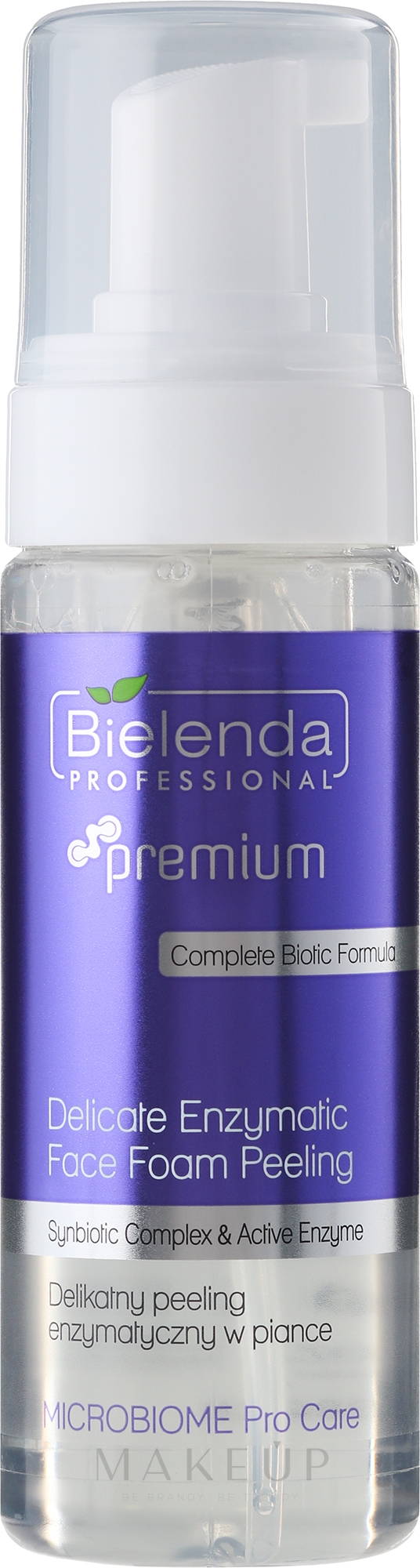 Sanftes Enzymatisches Peeling Schaum - Bielenda Professional Microbiome Pro Care — Bild 160 ml