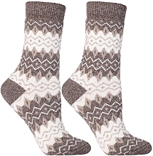 Warme Wollsocken, CSW800-003, braun - Moraj — Bild N2