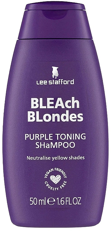 Shampoo für coloriertes Haar - Lee Stafford Bleach Blondes Purple Toning Shampoo — Bild N2