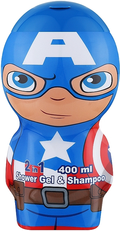 Air-Val International Marvel Captain America 2D - 2in1 Duschgel — Bild N1