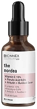 Düfte, Parfümerie und Kosmetik Gesichtsserum - Bionnex The Nordea Vitamin C 15% + Ferulic Acid 0.5% + Arbutin + Burdock Serum