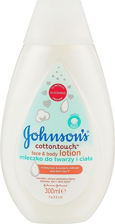 Milch für Gesicht und Körper mit Baumwolle - Johnson’s® Baby — Bild N1