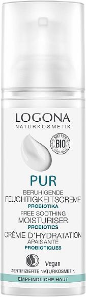 Beruhigende probiotische Gesichtscreme - Logona Pur Soothing Moisturiser — Bild N1