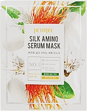 Düfte, Parfümerie und Kosmetik Aufhellende Gesichtsmaske mit Seidenproteinen - Petitfee&Koelf Silk Amino Serum Mask