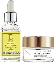 Pflegeset für Männer - ErthSkin London Hyaluronic acid & Collagen Day Cream + Bee Venom + Manuka Honey Serum Oil (d/cr/50ml + ser/30ml) — Bild N1