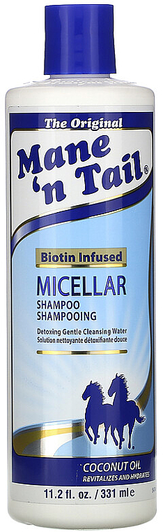 Mizellenshampoo - Mane 'n Tail Micellar Shampoo Biotin Infused Coconut Oil — Bild N1