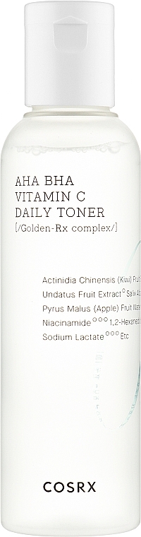 Erfrischendes Gesichtstonikum mit Vitamin C, AHA- und BHA-Säure - Cosrx Refresh AHA BHA VitaminC Daily Toner — Bild N3