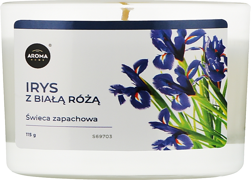 Aroma Home Basic Iris With A White Rose - Duftkerze — Bild N1