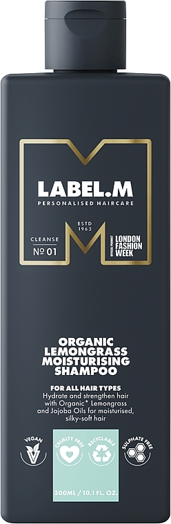 Haarshampoo - Label.m Organic Lemongrass Moisturising Shampoo — Bild N1