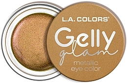 Düfte, Parfümerie und Kosmetik Lidschatten - L.A. Colors Gelly Glam Metallic Eye Color 