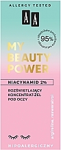 Konzentrat-Gel für die Augen mit Niacinamid - AA My Beauty Power Niacynamid 2% — Bild N3