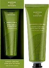 Handcreme Koriander und Limettenblätter - Scottish Fine Soaps Naturals Coriander & Lime Leaf Hand Cream Tuba — Bild N2