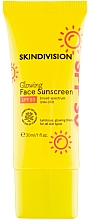 Düfte, Parfümerie und Kosmetik Leuchtende Sonnenschutzcreme für das Gesicht - SkinDivision Glowing Face Sunscreen SPF30