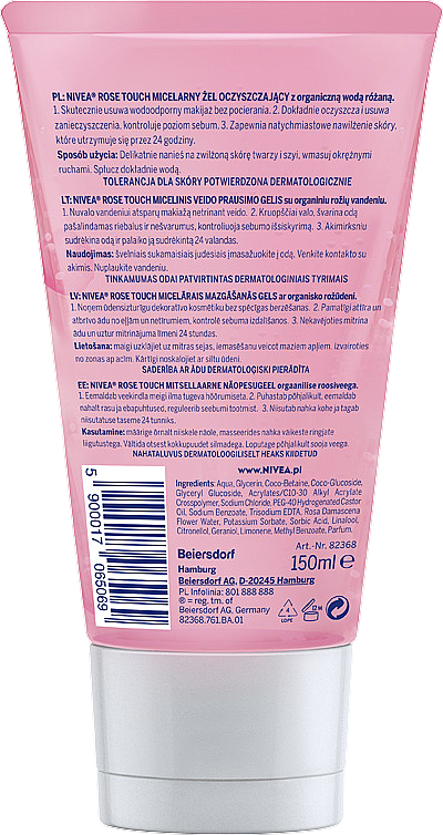 Mizellen-Reinigungsgel mit Rosenwasser - NIVEA MicellAir Skin Breathe — Bild N2