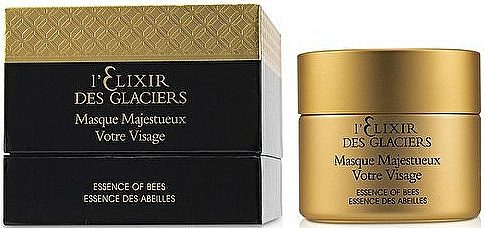 Regenerierende und pflegende Gesichtsmaske mit Bienenwachs und Honig - Valmont L'elixir Des Glaciers Masque Majestueux Votre Visage — Bild N2