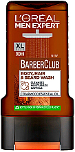 Düfte, Parfümerie und Kosmetik Reinigungsmittel für Körper, Haare und Bart - L'Oreal Paris Men Expert Barber Club Body, Hair & Beard Wash