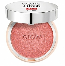 Düfte, Parfümerie und Kosmetik Gesichtsrouge mit glänzenden Pigmenten - Pupa Extreme Blush Glow