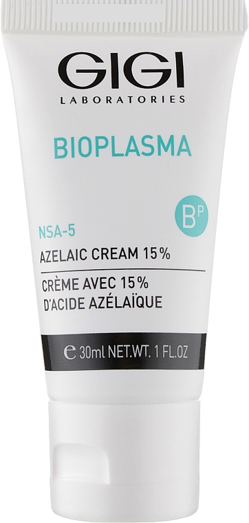 Creme mit Azelainsäure für fettige und problematische Haut - Gigi Bioplasma 15% Azelaic Cream — Bild N1