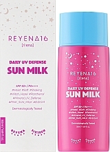 Sonnenschutzlotion für das Gesicht SPF50+ - Reyena16 Daily UV Defense Sun Milk SPF 50+ / PA++++ — Bild N2
