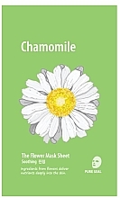 Tuchmaske für das Gesicht mit Kamille - She’s Lab The Flower Mask Sheet Chamomile — Bild N1