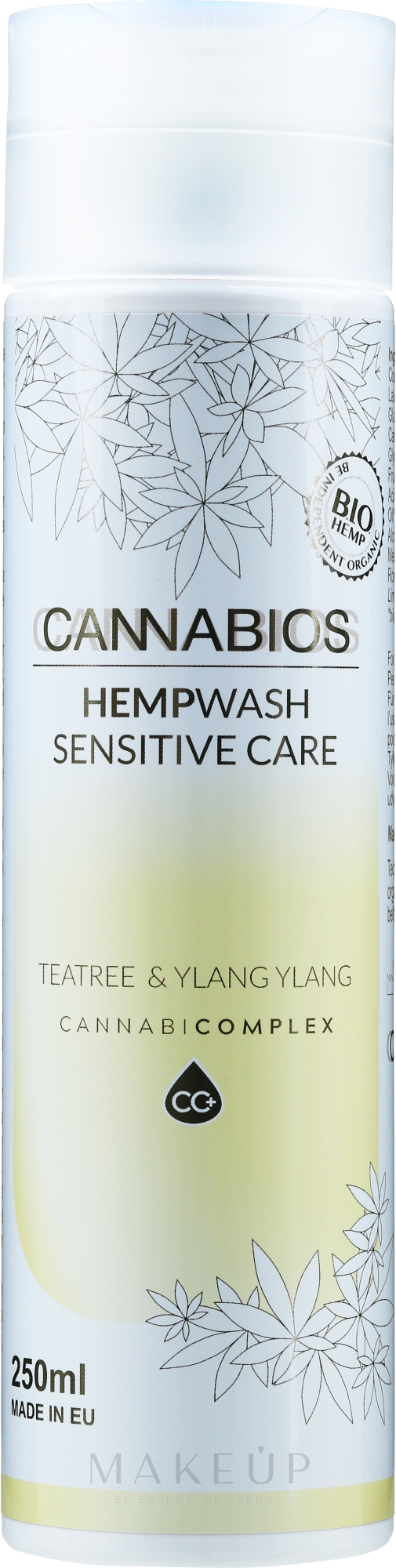Duschgel mit Teebaum und Ylang-Ylang - Cannabios Hemp Wash Sensitive Care — Bild 250 ml