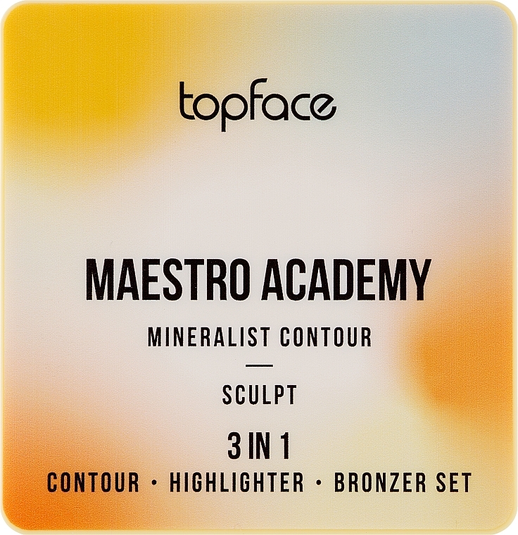 Konturpalette - Topface Maestro Academy Mineralist Contour — Bild N2