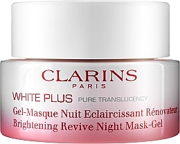 Aufhellende und erneuernde Gesichtsgel-Maske für die Nacht - Clarins White Plus Brightening and Renewing Night Gel-Mask — Bild N1