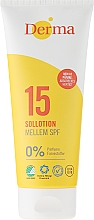 Düfte, Parfümerie und Kosmetik Sonnenschutzlotion SPF 15 parfümfrei - Derma Sun Lotion SPF 15