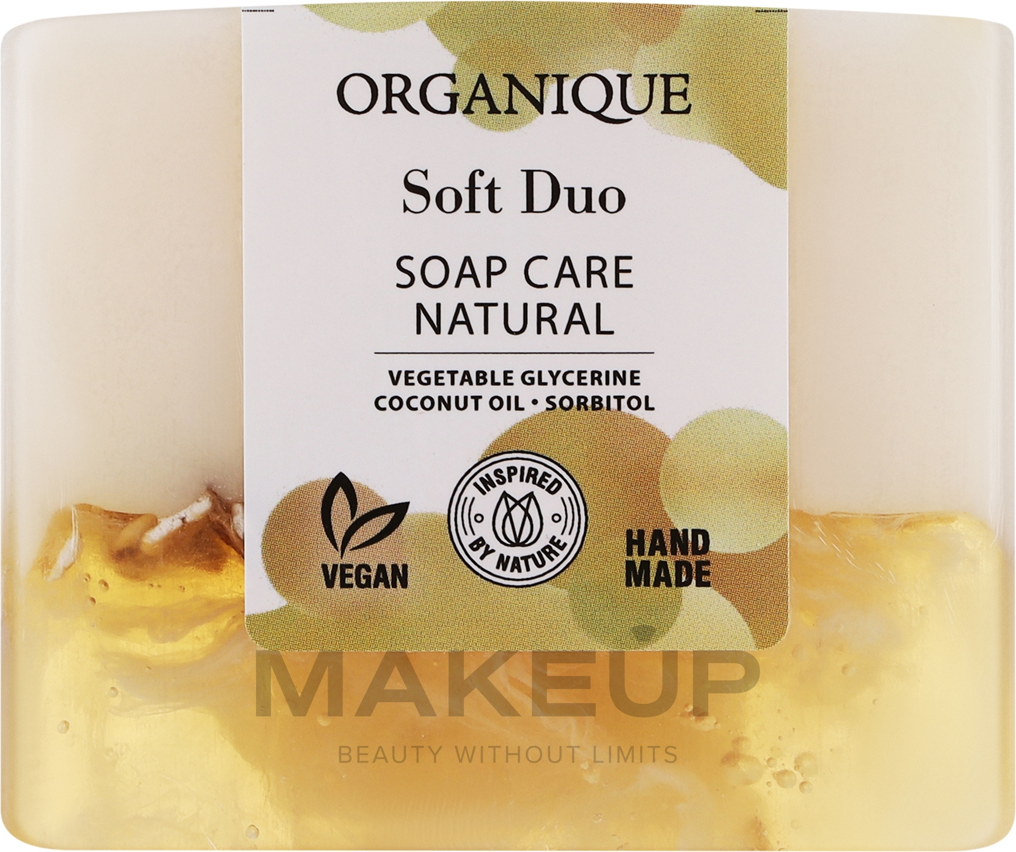Natürliche pflegende Seife - Organique Soap Care Natural Soft Duo — Bild 100 g