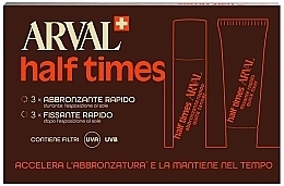 Düfte, Parfümerie und Kosmetik Bräunungsset - Arval Half Times (tanning/3x10ml + fix/3x10ml)