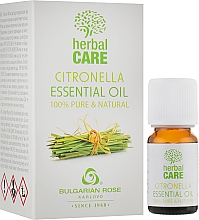 100% Reines ätherisches Citronellaöl - Bulgarian Rose Herbal Care Essential Oil — Bild N1