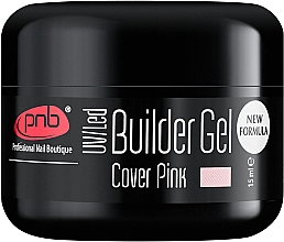 Düfte, Parfümerie und Kosmetik Camouflage-Modelliergel - PNB UV/LED Builder Gel Cover Pink