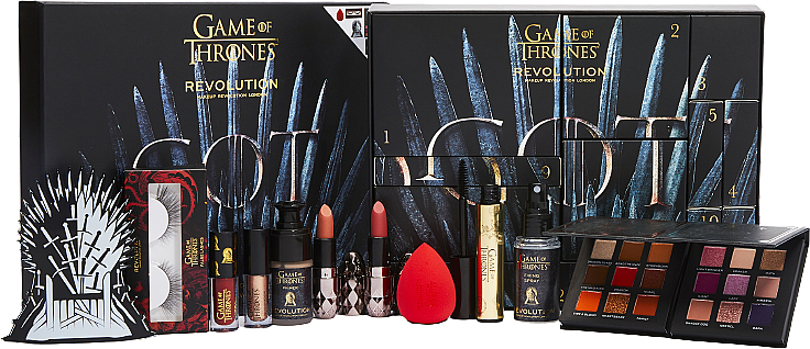 Adventskalender-Set 12 Produkte - Makeup Revolution X Game Of Thrones 12 Days Advent Calendar — Bild N2