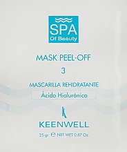 Düfte, Parfümerie und Kosmetik Super feuchtigkeitsspendende Spa-Maske №3 - Keenwell SPA of Beauty-Mask Peel-Off 3