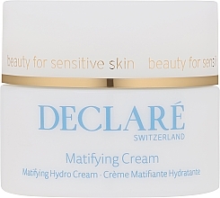 Düfte, Parfümerie und Kosmetik Mattierende und feuchtigkeitsspendende Gesichtscreme - Declare Matifying Hydro Cream