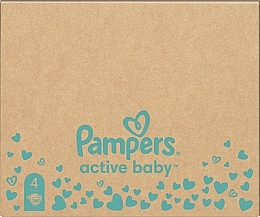 Windeln Pampers Active Baby Maxi 4 (9-14 kg) 180 St. - Pampers — Bild N14