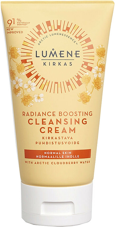 Reinigungscreme für das Gesicht mit Moltebeerwasser - Lumene Radiance Boosting Cleansing Cream — Bild N1