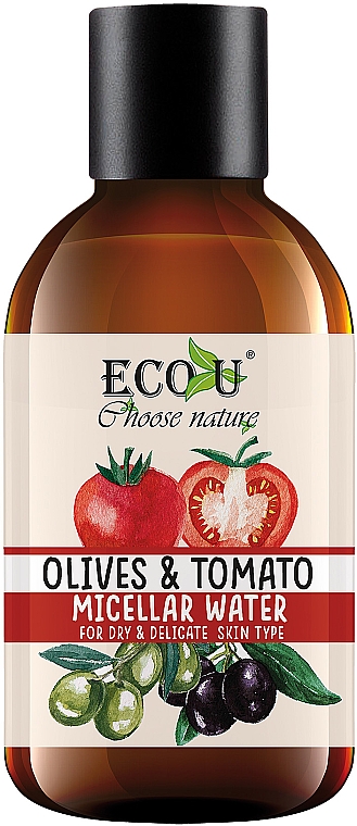 Mizellenwasser mit Tomaten- und Olivenextrakt - Eco U — Bild N1