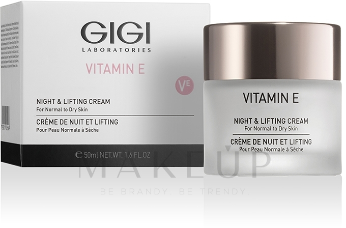 Liftingcreme für die Nacht mit Vitamin E - Gigi Vitamin E Night & Lifting Cream — Bild 50 ml