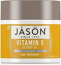 Düfte, Parfümerie und Kosmetik Regenerierende Gesichts- und Körpercreme mit Vitamin E - Jason Natural Cosmetics Age Renewal Vitamin E