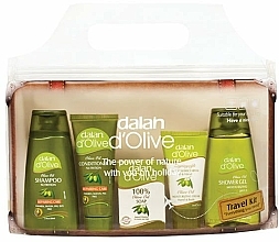 Düfte, Parfümerie und Kosmetik Haarpflegeset - Dalan D'Olive (Shampoo 50ml + Conditioner 25ml + Duschgel 50ml + Seife 25ml + Haarcreme 20ml)