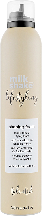 Hitzeschützender Styling-Schaum für das Haar mittlerer Halt - Milk Shake Lifestyling Shaping Foam Medium Hold — Bild N1