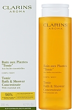 Badeschaum - Clarins Tonic Bath & Shower Concentrate — Bild N2