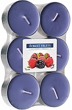 Düfte, Parfümerie und Kosmetik Teekerzen-Set Waldfrüchte - Bispol Forest Fruits Maxi Scented Candles