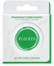 Mattierender Reispuder - Ecocera Rice Face Powder — Bild N3