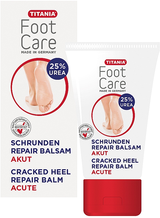 Schutzbalsam für rissige Fersen - Titania Foot Care Cracked Heel Repair Balm — Bild N1