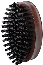 Bartbürste mit veganen Borsten - Lussoni Men Vegan Beard Brush Oval — Bild N2