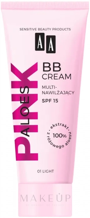 Multi-feuchtigkeitsspendende BB-Creme - AA Aloes Pink BB Cream SPF15 — Bild 01 - Light