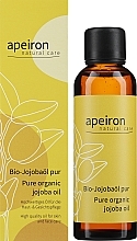 Hautpflege- und Massageöl mit Jojoba kaltgepresst - Apeiron Jojoba Oil Pure — Bild N2