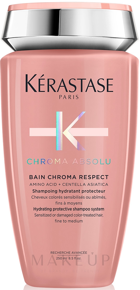 Shampoo für empfindliches und geschädigtes Haar mit Aminosäure und Centella Asiatica - Kerastase Chroma Absolu Bain Chroma Respect — Bild 250 ml